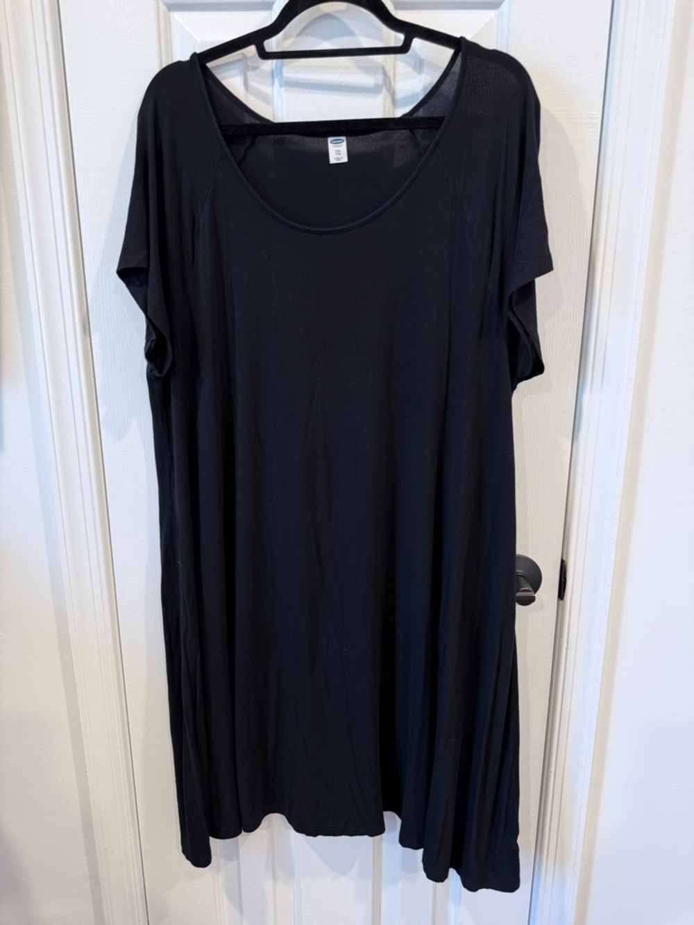 Old Navy Black Scoop Neck Tee Dress
